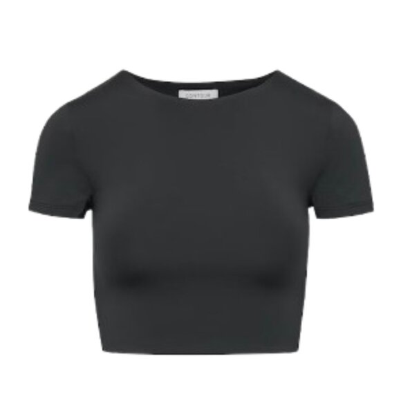 Aritzia Babaton Contour Crew Cropped T-Shirt - Picture 1 of 4